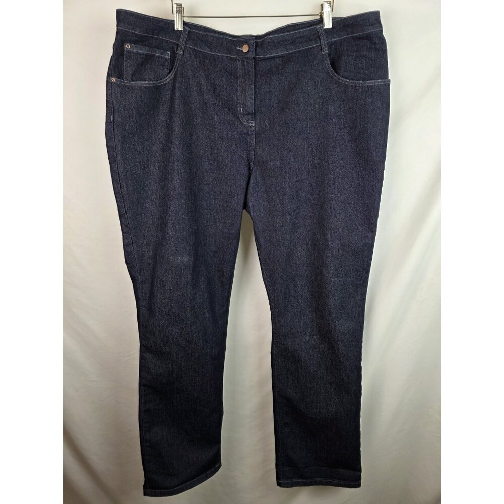 Apparel Collection Jeans Womens Size 22WR Dark Straight Leg Denim Jean Pants